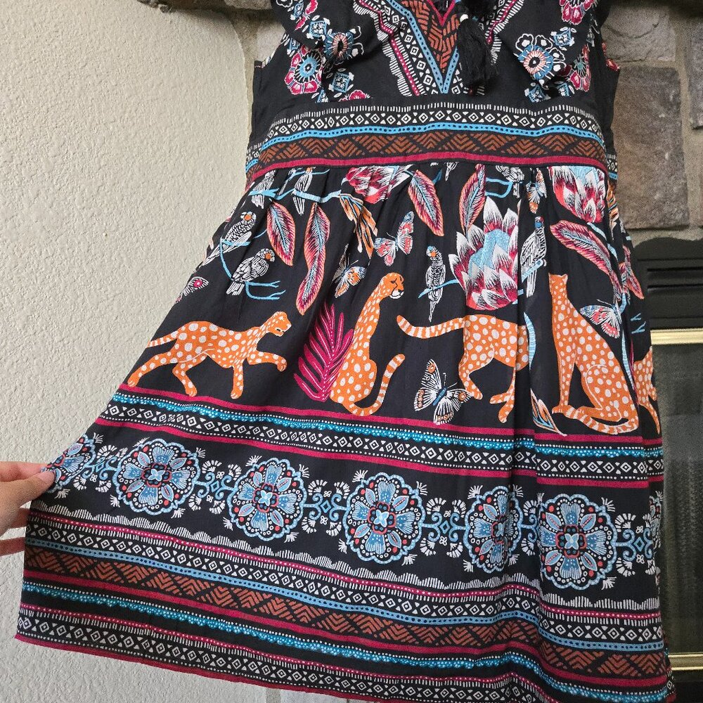 NWT Anthtopologie V-Neck Plunge Tunic Tribal Dress - Picture 10 of 16